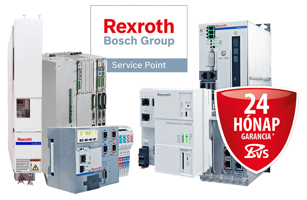 Bosch Rexroth/Indramat | Teljeskörű termékfelújítással egybekötött javítás, teljeskörűen felújított berendezések, új berendezések, szolgáltatások